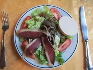 Famous Duck Salad Alet-les-Bains